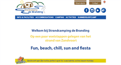 Desktop Screenshot of campingdebranding.nl